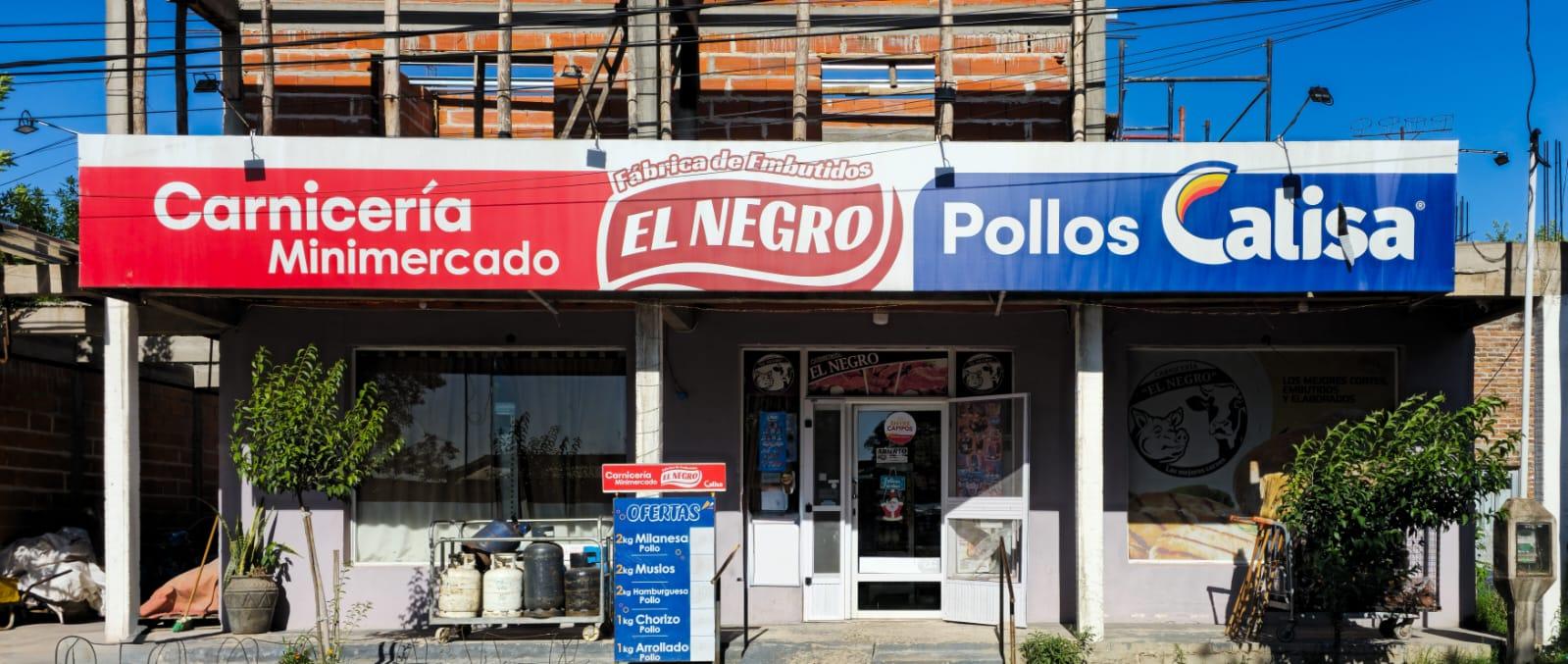 Fachada de Carnicería El Negro